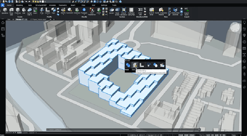 Quickbuilding (BricsCAD BIM)