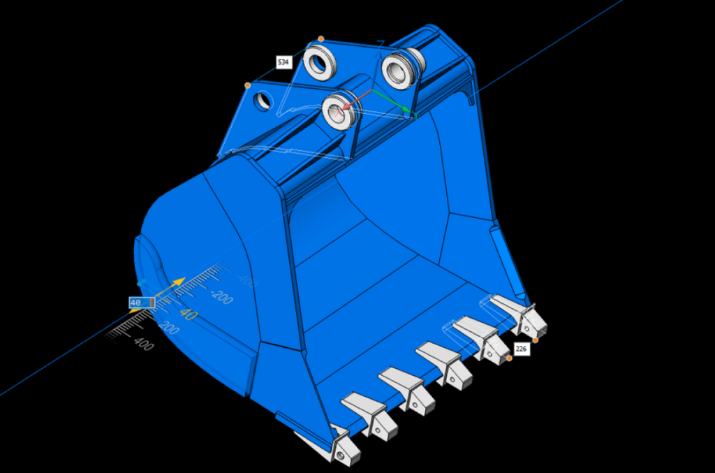 Parts and components in BricsCAD Mechanical