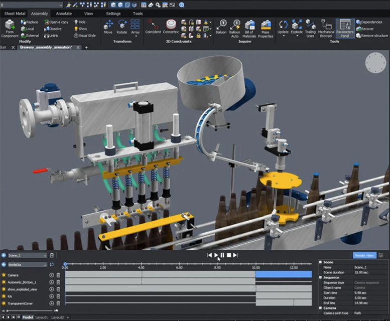 BricsCAD is familiar and compatible with AutoCAD.